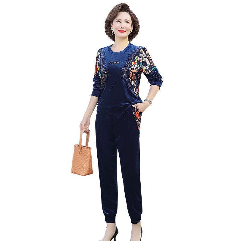 【Stocuri Reduse Pentru Iarnă】Costum Gold Velvet Suit 2024 - Potrivit pentru toate vârstele și tipurile de corp