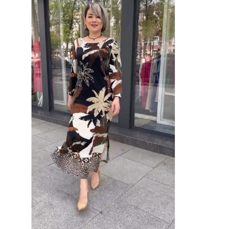 【S-3XL】Rochii elegantă din mătase dud, care acoperă burta și arată subțire